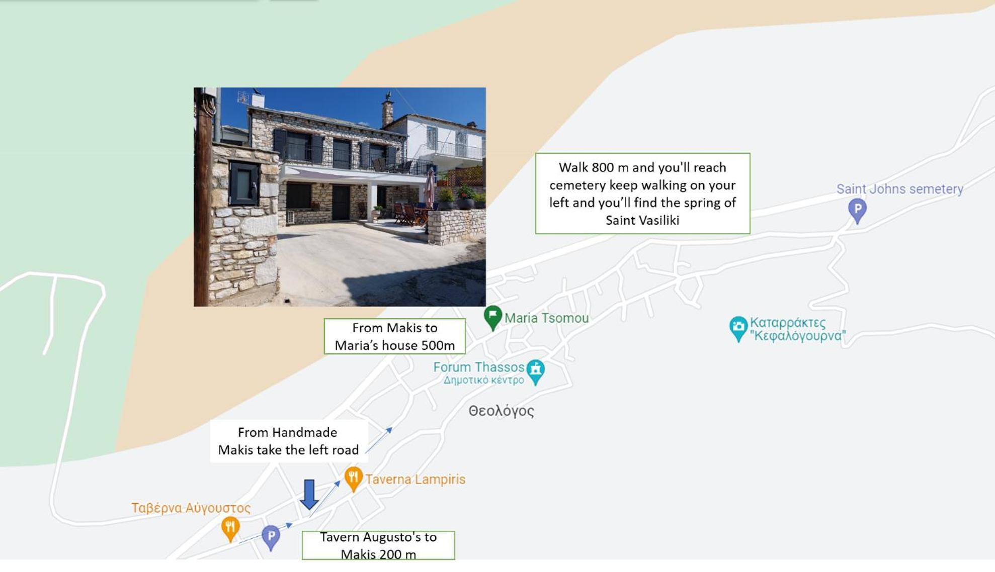 Maria Tsomou Villa Theologos  Ngoại thất bức ảnh